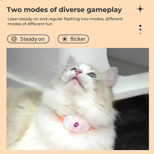 Smart cat exercise collar