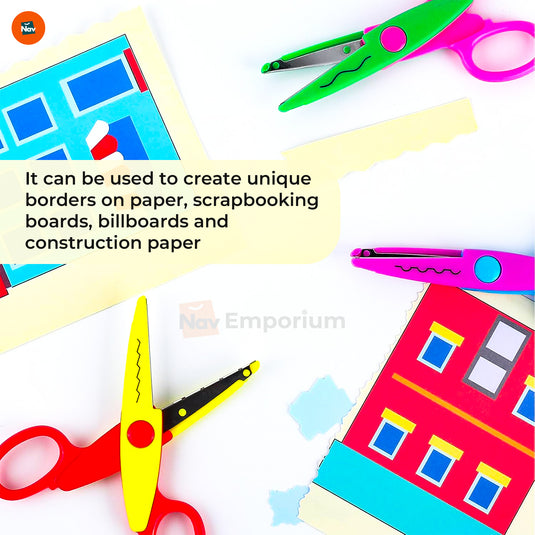 Kids Engaged in Crafting with Scissors