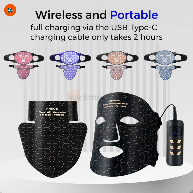 Anti-aging LED face mask