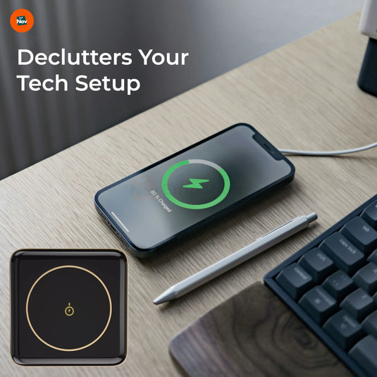 green compact wireless charger