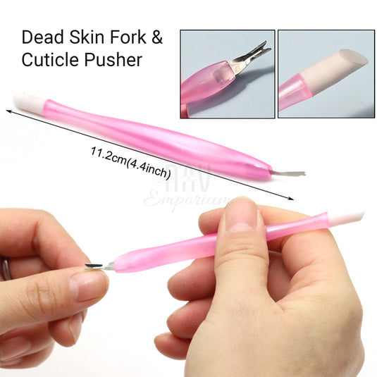 Salon-quality cuticle pusher