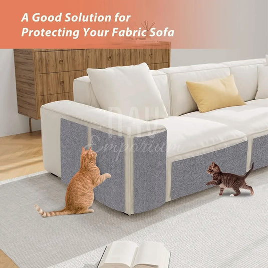 Trimmable cat scratching pad