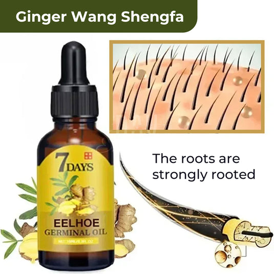 Applying RapidRoot Oil to scalp