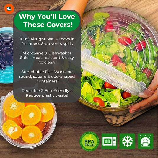 Leak-Proof Silicone Lids