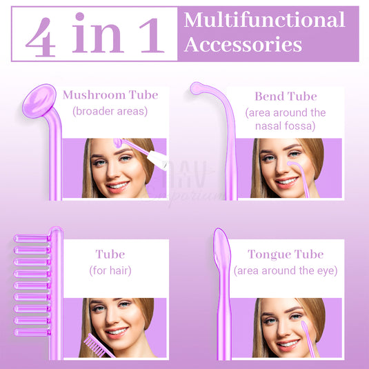 ClearGlow high-frequency skincare