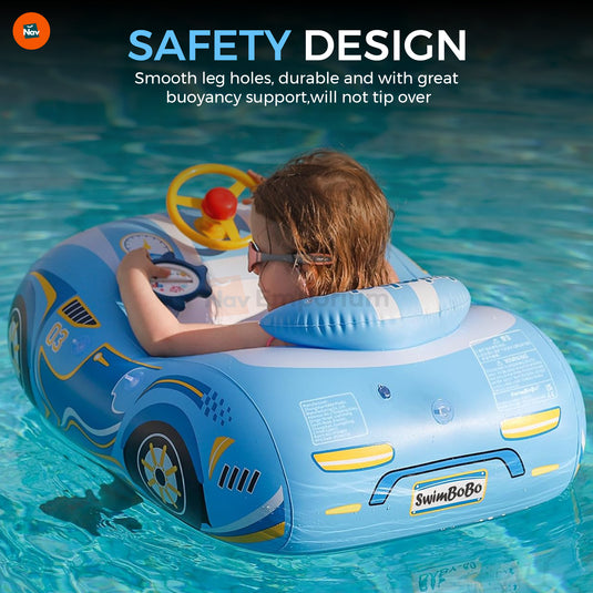 Baby Inflatable Pool Float with Canopy