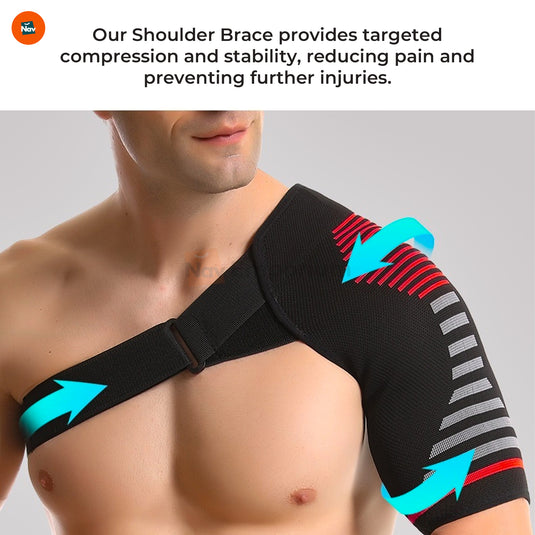 Breathable shoulder brace design