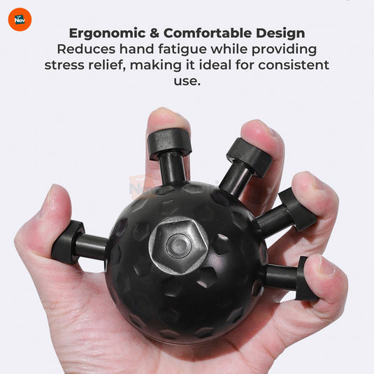 Forearm exercise with hand gripper