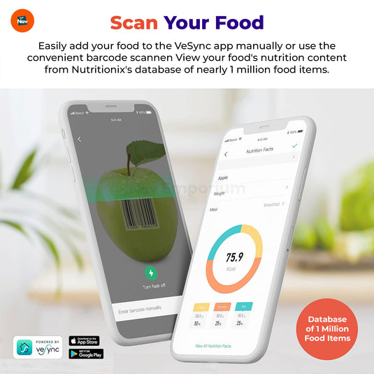 SmartNutri Scale nutritional display