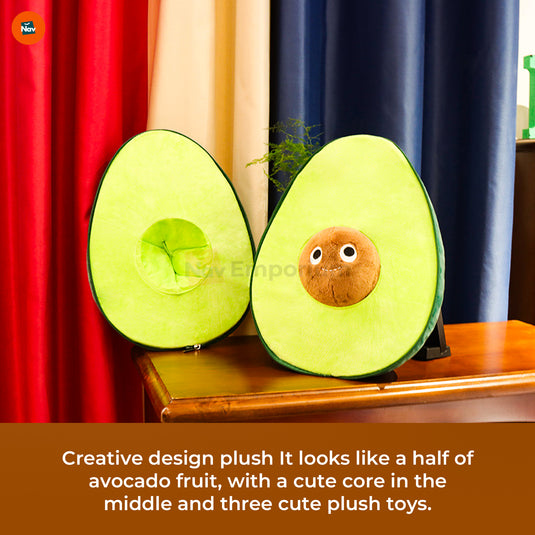 Avocado plush pillow gift