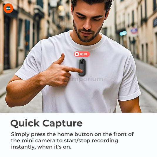 Hands-free recording setup