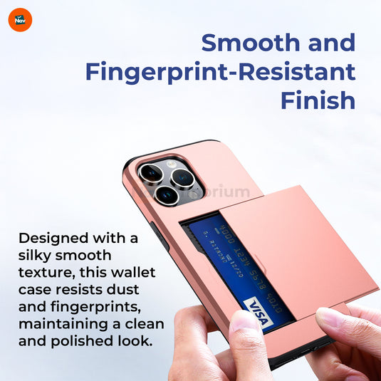 iPhone Case on Wooden Desk Background