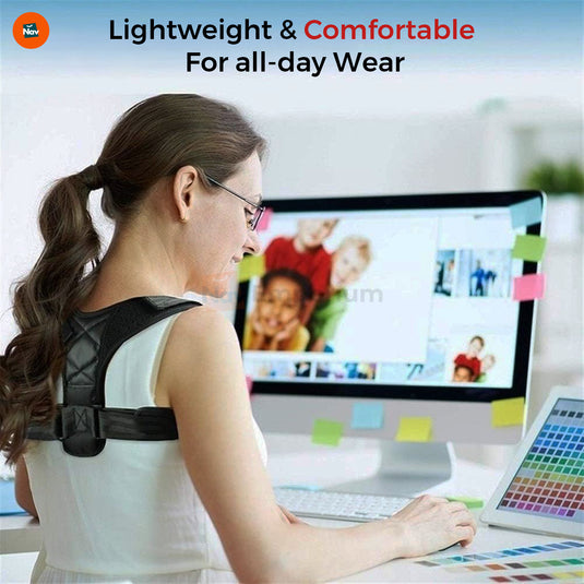 AlignEase Adjustable Back Brace Straps