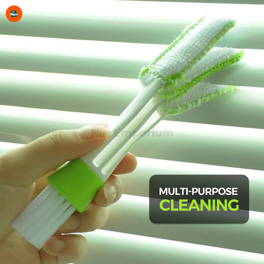 Dual-purpose car cleaning tool