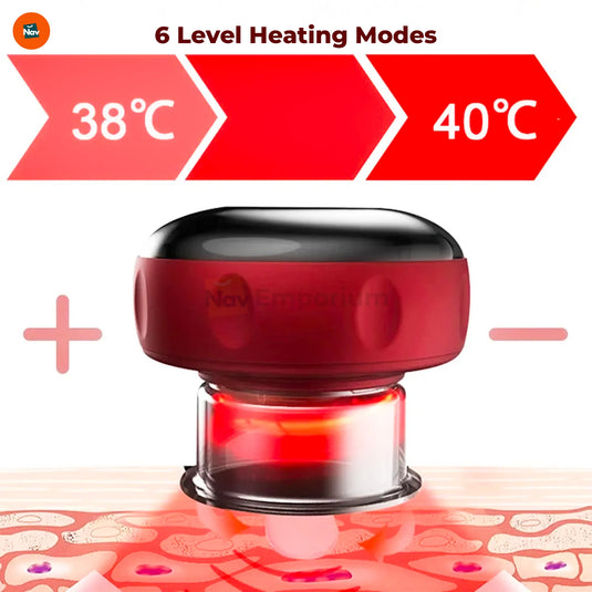 Electric cupping machine with adjustable suction