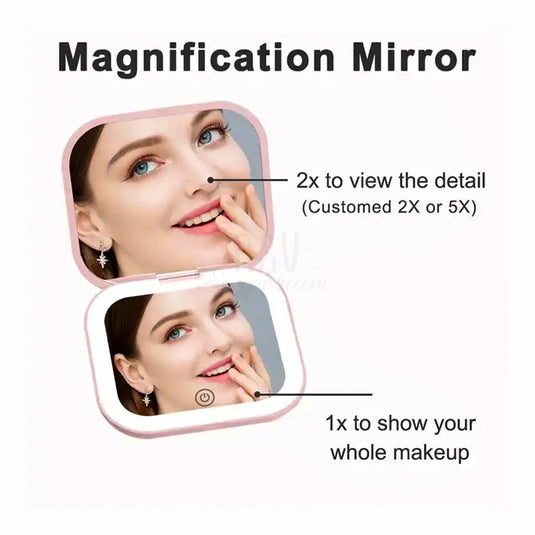 3X magnification makeup mirror