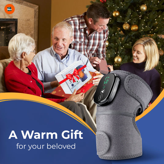 Knee massager heat therapy