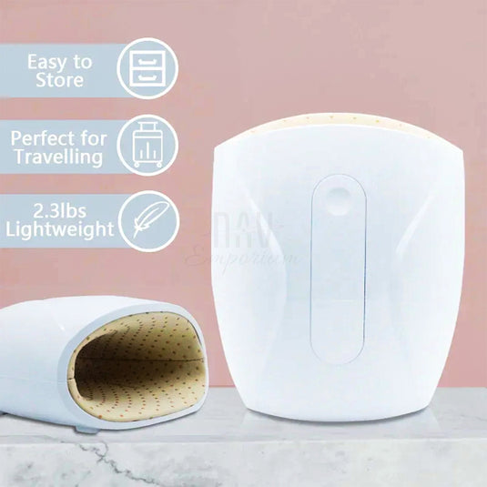 Cordless palm massage tool