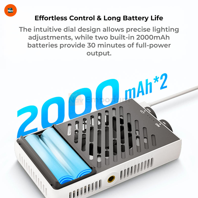 Adjustable color temperature LED light