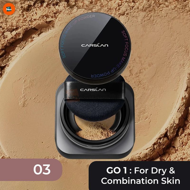 Long-lasting translucent loose powder
