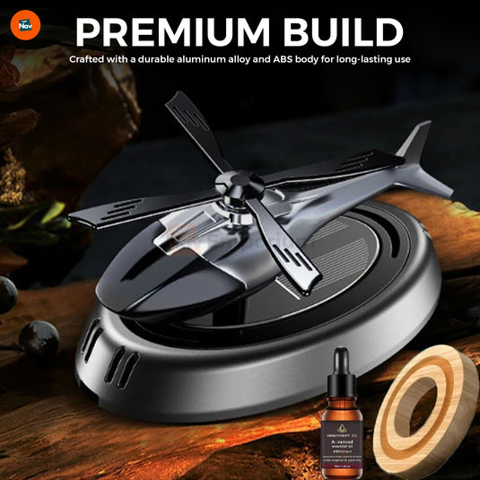 Dashboard helicopter air freshener