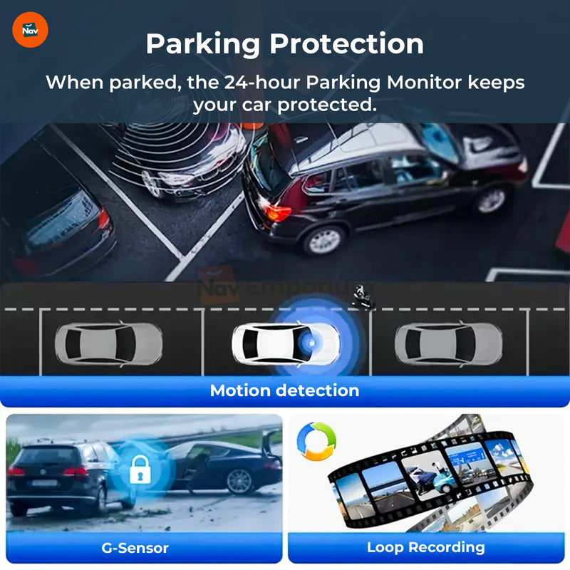 TOPGOOSE Dash Cam Parking Mode