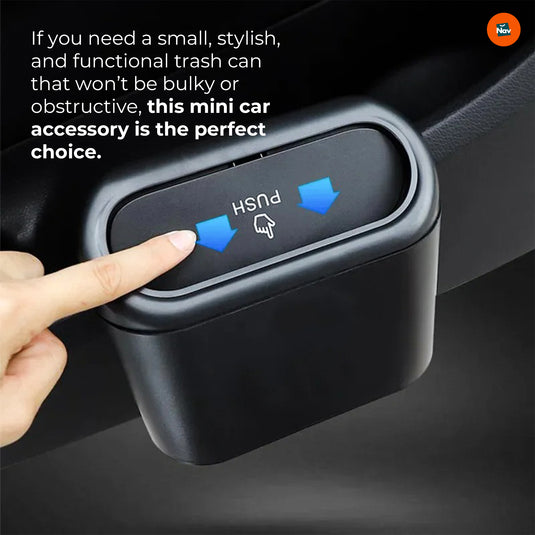 Mini car rubbish bin