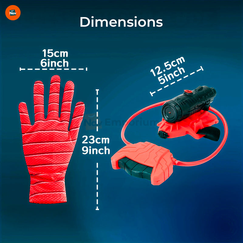 Active Play with Spider Web Shooter