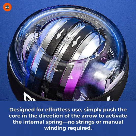Benefit image showing gyro ball wrist exerciser benefit