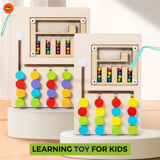 Safe, non-toxic wooden puzzle