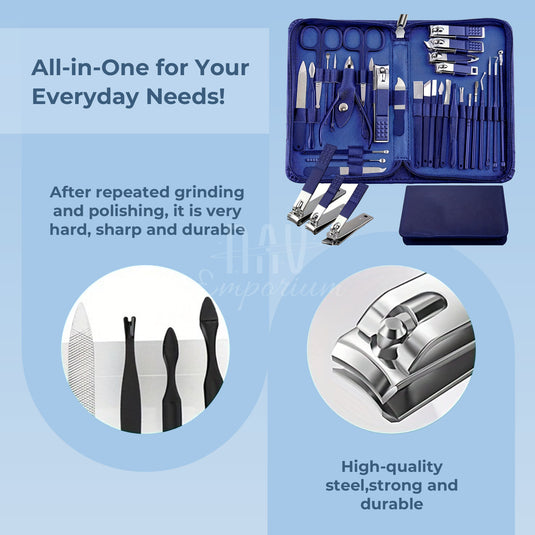 Complete nail grooming kit
