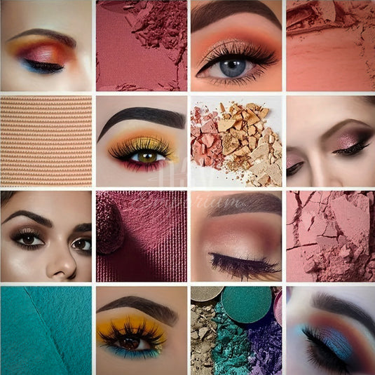 Travel-friendly eyeshadow kit