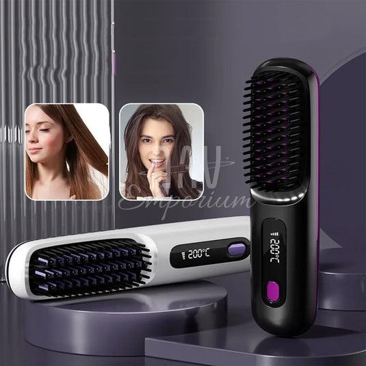 Lightweight hair styling brush