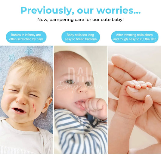 Gentle baby nail file for newborns