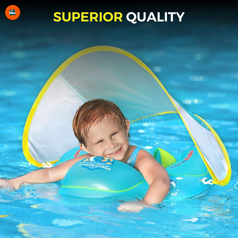 Folding SafeSplash float for travel