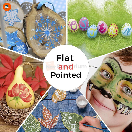 BOSOBO brushes with acrylic paint