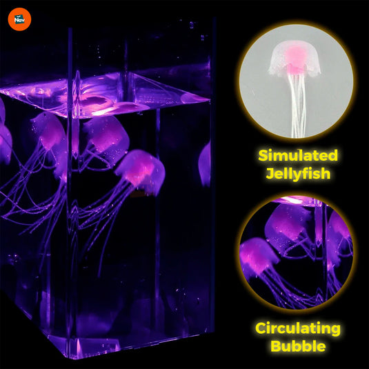 Realistic jellyfish aquarium lamp