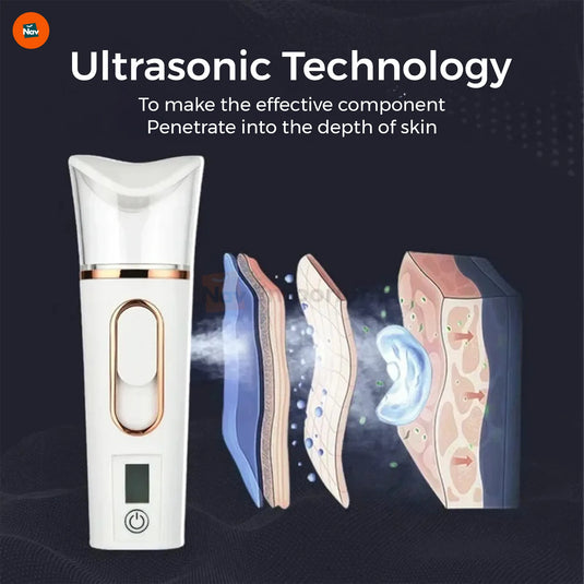 Nano facial mister delivers instant hydration mist