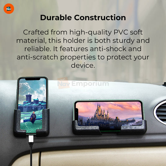 Hands-free car phone mount