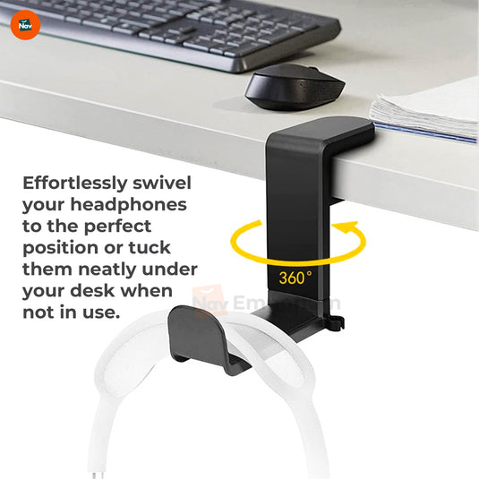 Space-Saving Headphone Holder