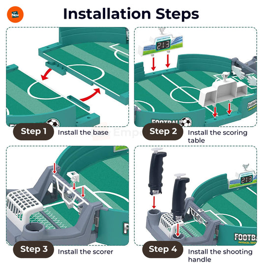 Easy-to-use tabletop football game
