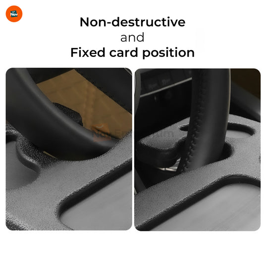 Vehicle interior with tray