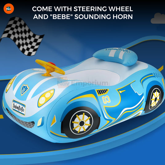 Interactive Toddler Pool Float with Sunshade