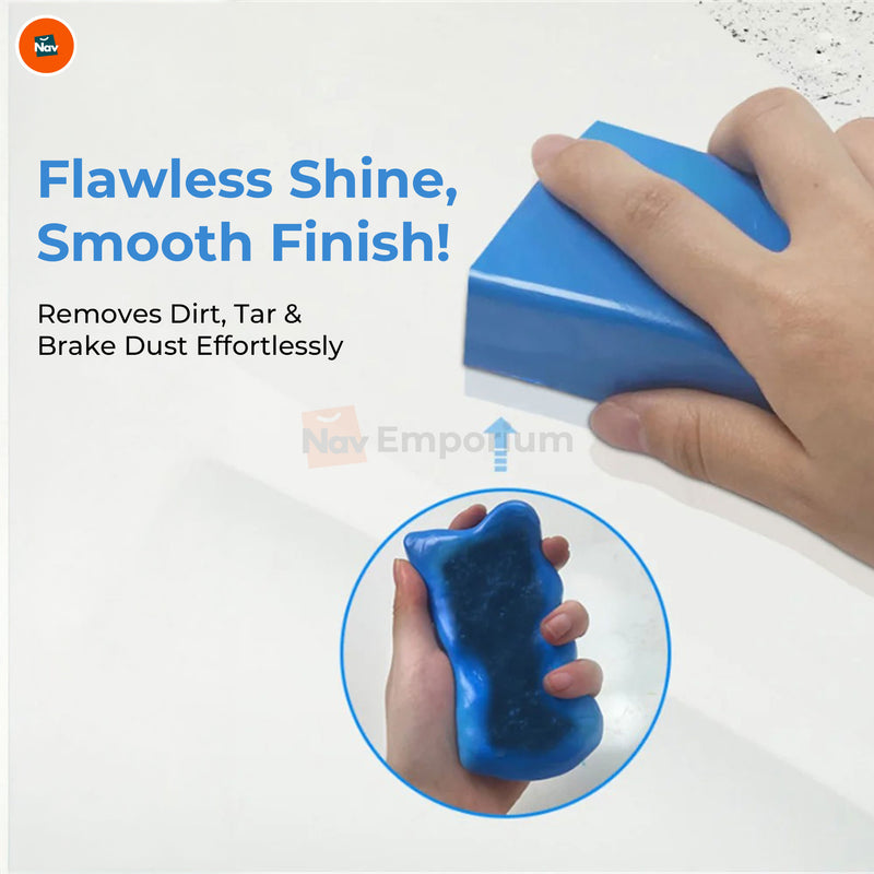 Easy clay bar application