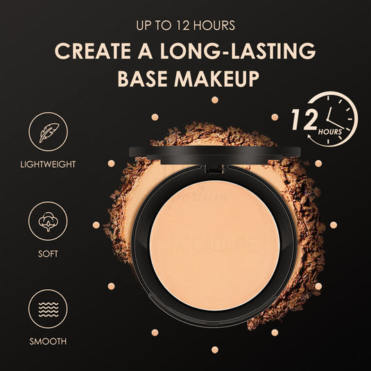 Shine-free makeup powder