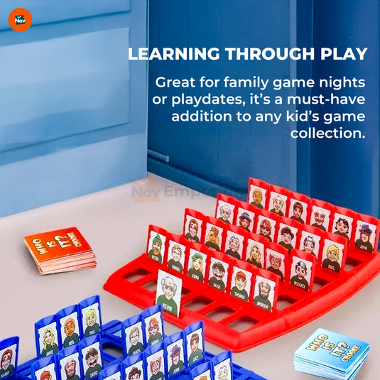 Child guessing character in Guess Who?