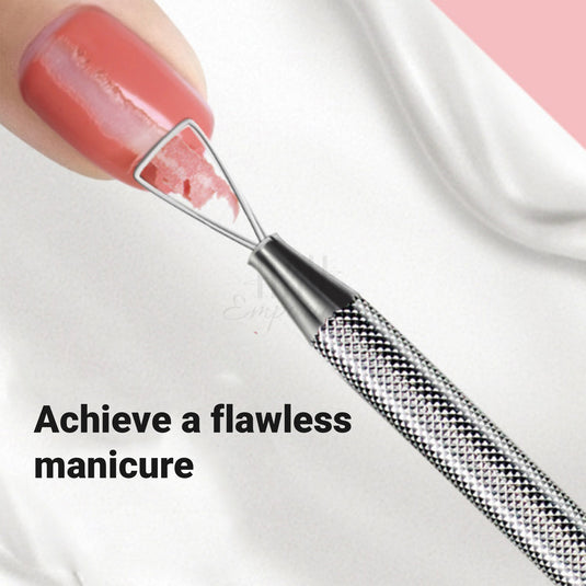 Durable stainless steel manicure tool