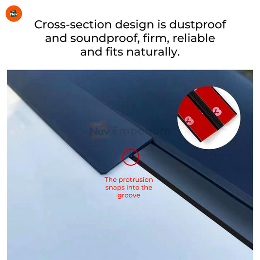 Durable rubber windshield seal