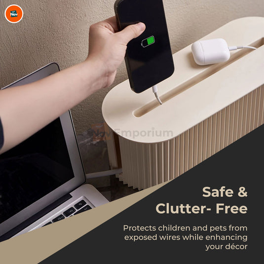 Durable plastic wire organizer