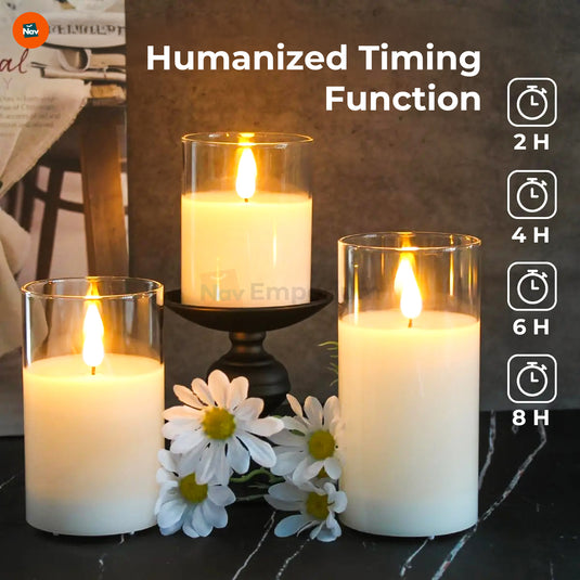 Remote-controlled LED candles